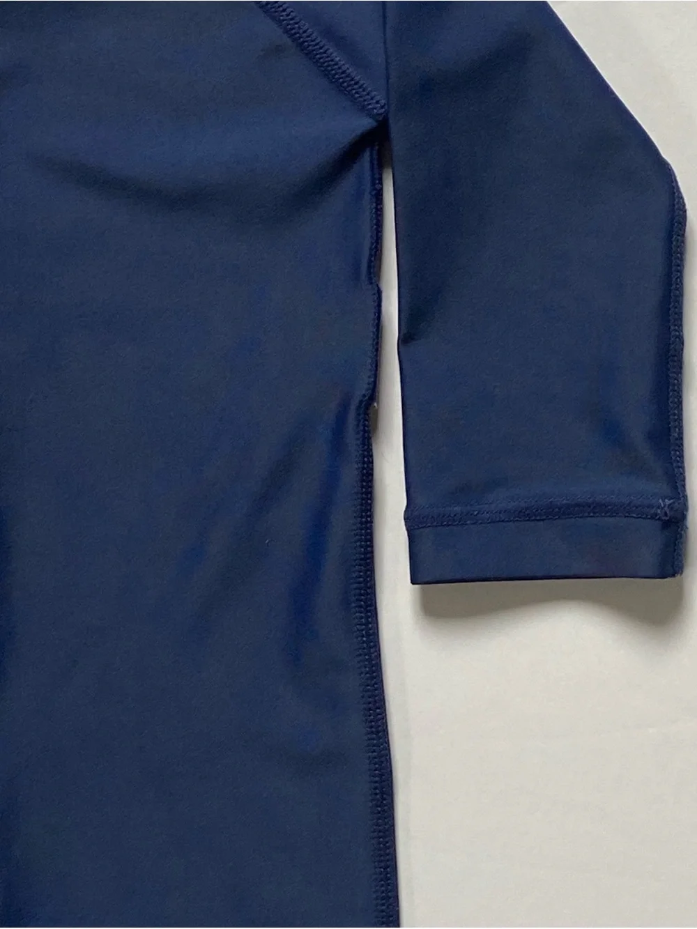 Hannah Anderson Rashguard Swimsuit Size 12 18 months 75 Navy Blue One Piece Zips